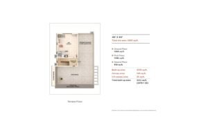Adarsh Welkin Park Villa in Sarjapur Road, Bangalore floor plan 4 Bhk East facing villa terrace floor