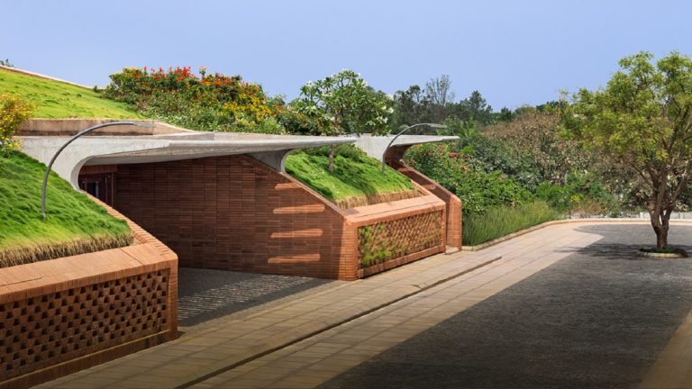 Total Environment - After the Rain -Villa in Bangalore Earth Sheltered Homes