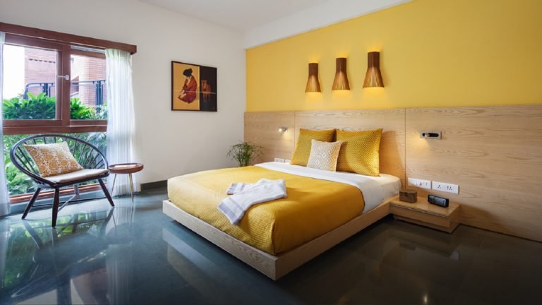 Total Environment - After the Rain villa in Bangalore - Lower level guest bedroom