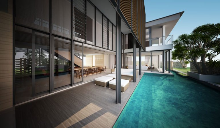 Embassy Boulevard Villa in Bangalore G3A Swiming Pool