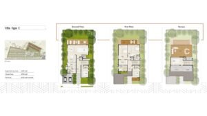 Prestige Sanctury Villa in Devanahalli North Bangalore Floor Plan type C 4 Bhk 6,680 sq.ft-