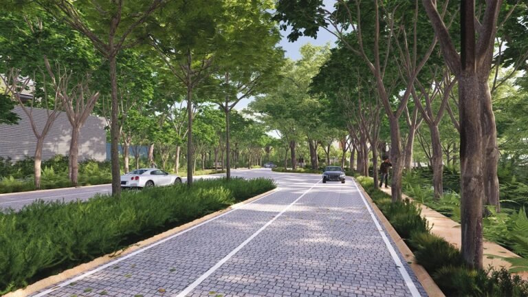 Prestige Sanctury Villa in Devanahalli North Bangalore Inside Roadway