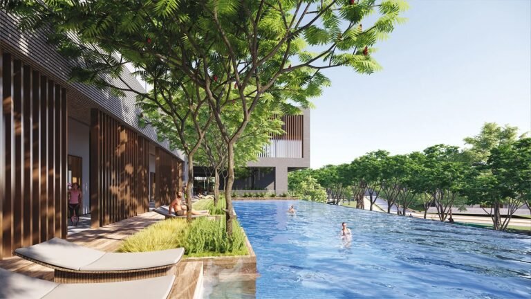 Prestige Sanctury Villa in Devanahalli North Bangalore Swimming Pool and Deck