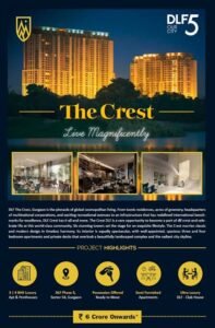 4BHK Ultra Luxury Apartments in DLF CREST GURGAON 2 Dlf crest Gurgaon