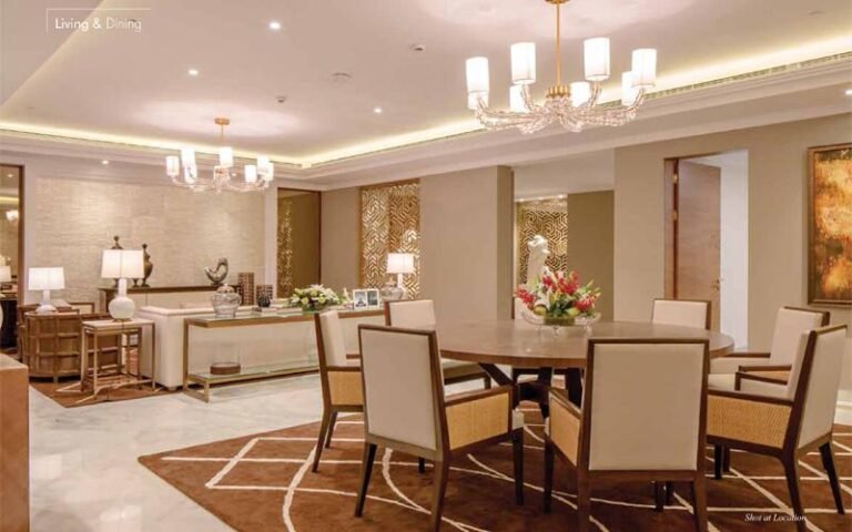 Prestige Hermitage Apartment in Bangalore Living & Dinning Area