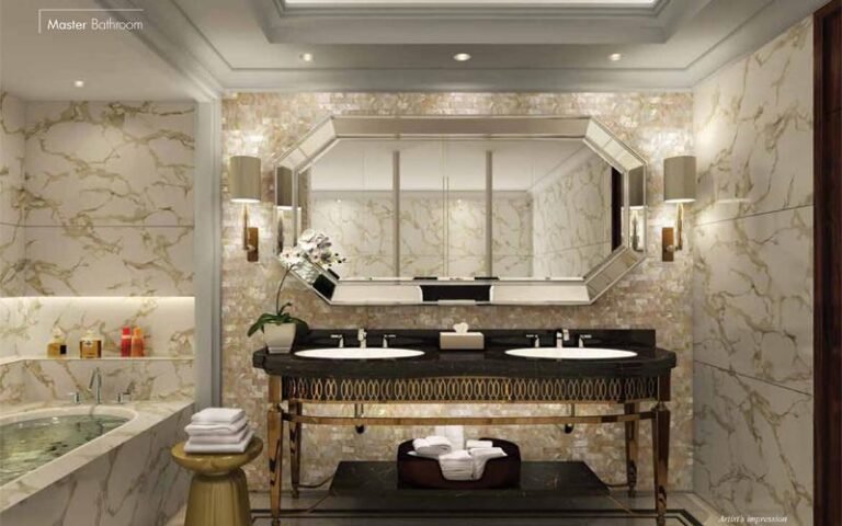 Prestige Hermitage Apartment in Bangalore Master Bathroom