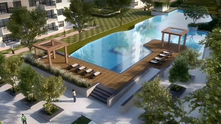 Sobha Lake Gardens Apartment in Bangalore Big Swimming Pool