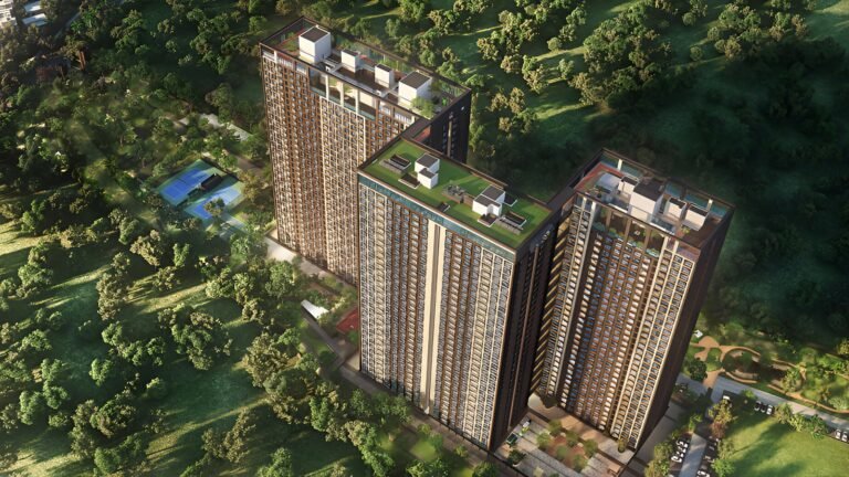 Purva Atmosphere Apartment East Bangalore ariel night view