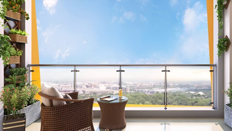 Purva Atmosphere Apartment East Bangalore balcony view
