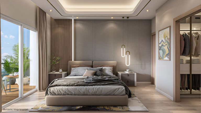Purva Meraki Apartments in Bangalore Bedroom