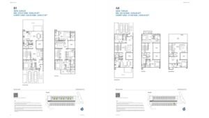 Sobha Galera Apartment & Villa in Whitefield, Bangalore floor plan B1 & B2 4 BHK DUPLEX