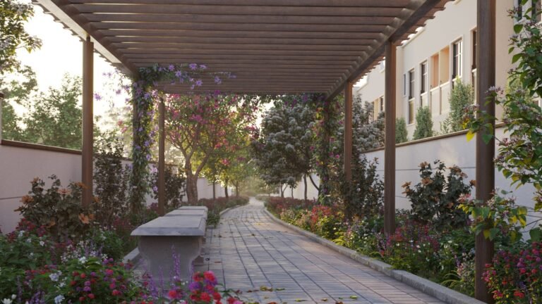 Sobha Galera Apartment & Villa in Whitefield, Bangalore walking pathway