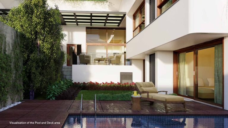 Total Environment After The Rain Villa in Yelahanaka Bangalore Poll & Deck area