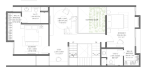 Assetz-Earth-&-Essence-Row-Houses-3-BHK-First-Floor-Plan