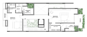 Assetz-Earth-&-Essence-Row-Houses-5-BHK-Second-Floor-Plan