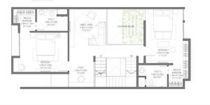 Assetz-Earth-&-Essence-Row-Houses-Type-B-First-Floor-Plan