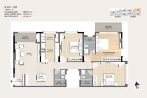 DNR-Spring-Leaf-B3-3-BHK-Floor-Plan