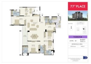 DivyaSree-77-Place-4BHK+HT-Floor-Plan