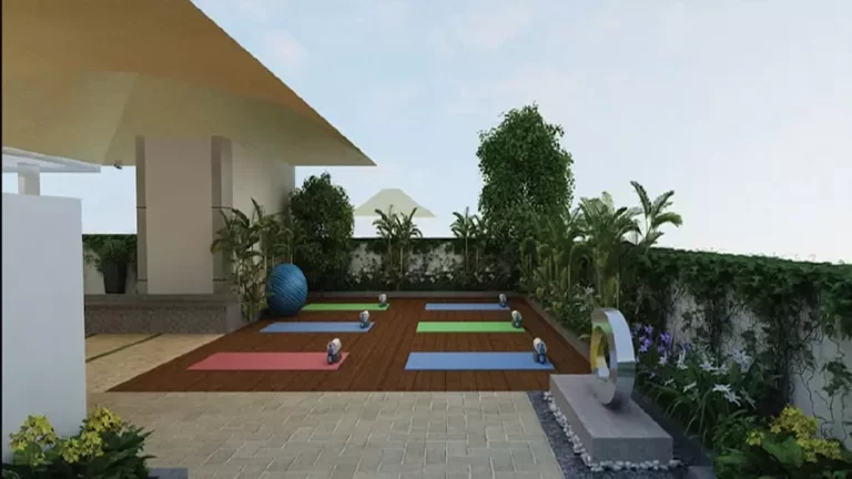 G Corp Residences Apartment in Bangalore Yoga-Area