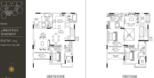 Kolte-Patil-24K-Grazio-3-BHK-Duplex-Floor-Plan