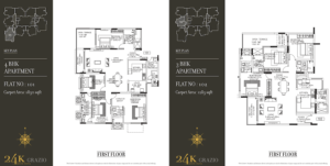 Kolte-Patil-24K-Grazio-3&4-BHK-Floor-Plan