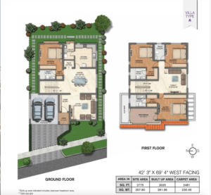 Adarsh-Wisteria-Villa-Type-A-Floor-Plan