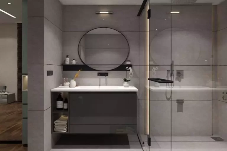 DNR Highline Apartment in Bangalore-Bathroom