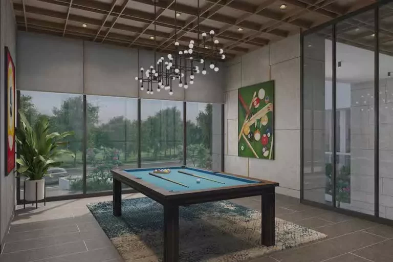 DNR Highline Apartment in Bangalore-Billiards-Room