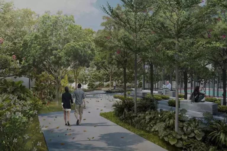 DNR Highline Apartment in Bangalore-Landscape-Area