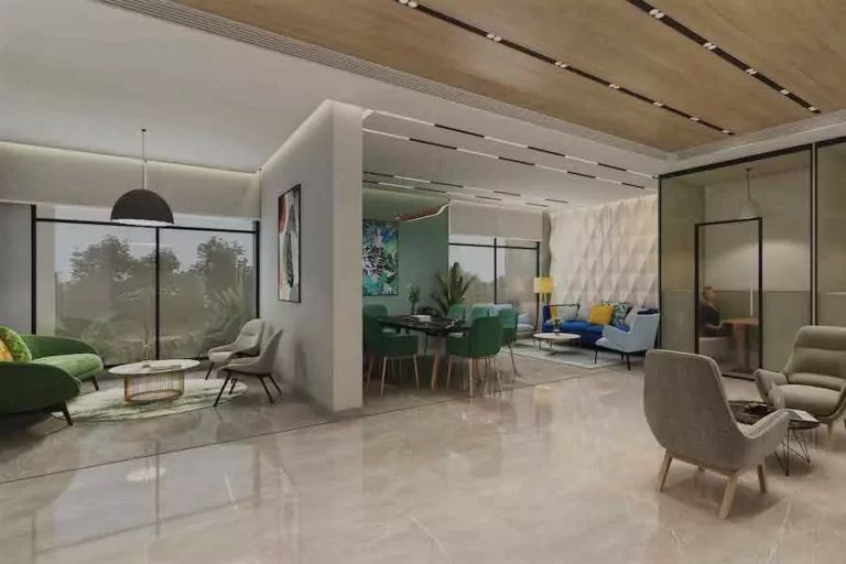 DNR Highline Apartment in Bangalore-Lounge-Area