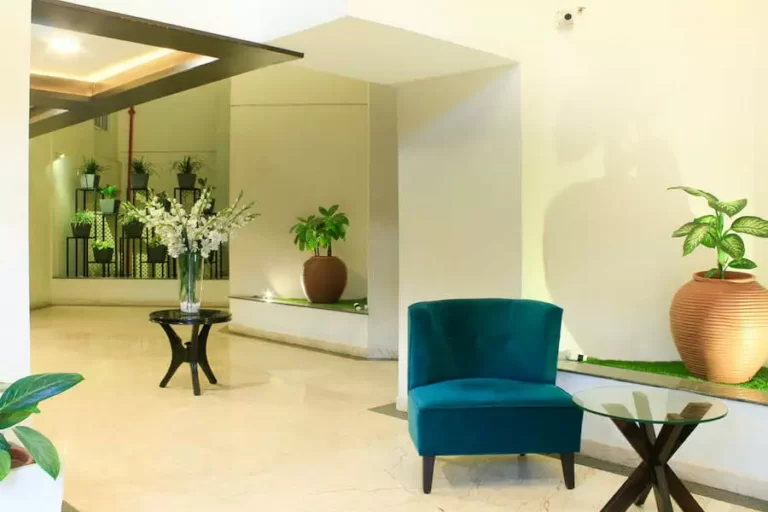 HM Tropical Tree Apartment in North Bangalore-Hall