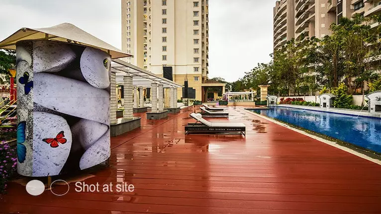 HM Tropical Tree Apartment in North Bangalore Pool