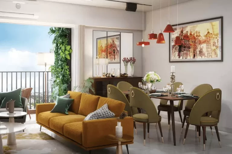 Mahindra Eden Apartment in Bangalore -Living-Room