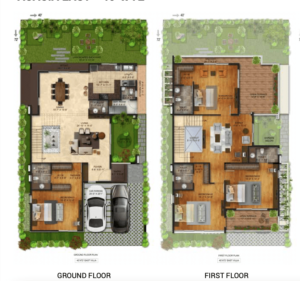 NVT Stopping by the Wood Villa in Whitefield, Bangalore -Acacia-East-Floor-Plan