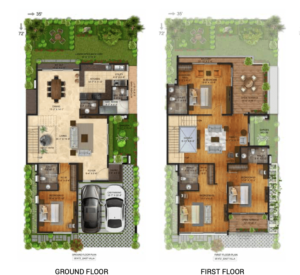 NVT Stopping by the Wood Villa in Whitefield, Bangalore -Beech-East-Floor-Plan
