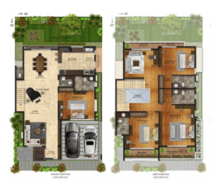 NVT Stopping by the Wood Villa in Whitefield, Bangalore Chestnut-West-Floor-Plan