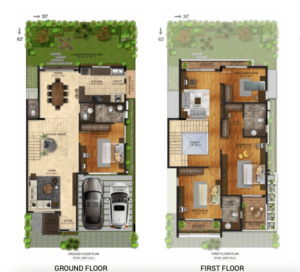 NVT Stopping by the Wood Villa in Whitefield, Bangalore -Deodar-West-Floor-Plan