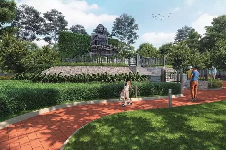 Purva Sparkling Springs Villa in Bangalore Garden-View