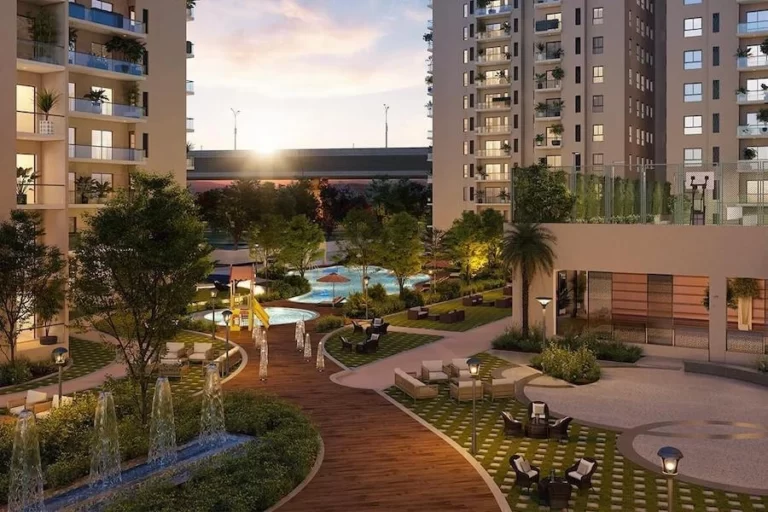 Century Ethos Apartment in Heball Bangalore -Barbeque View