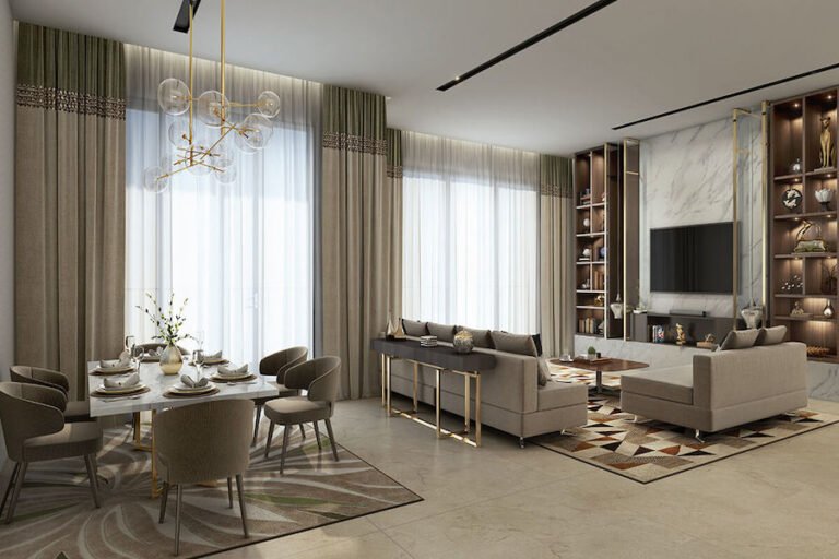 Koncept Ambience Apartment in Bangalore Downtown-Living-Dining-Room