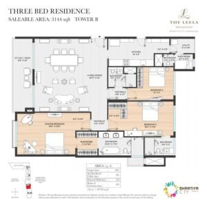 Leela-Residences-Tower-B-Floor-Plan