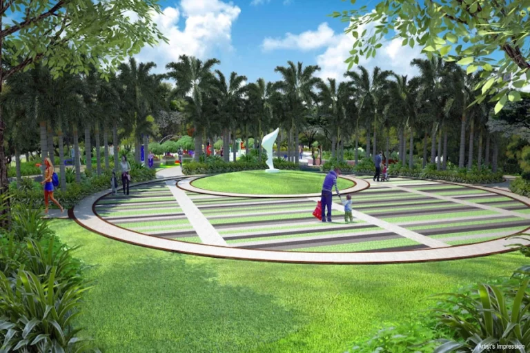 Adarsh Palm Acres Villa in Bangalore Activity-Plaza