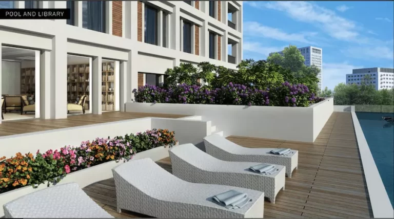 Miraya Rose Apartment in Bangalore Pool-&-Library