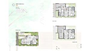 Allure Avani Villa in Kammasandra, Bangalore Floor Plan of North Facing Villa A4