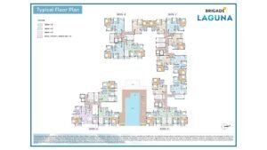 Brigade Laguna Apartment in Hebbal North Bangalore Typical Floor Plan