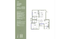 HM Scottsville Apartment in East Bangalore floor plan A101