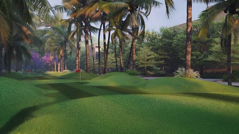 Riviera UNO Row Villa in Whitefield Bangalore Mini Golf Front View