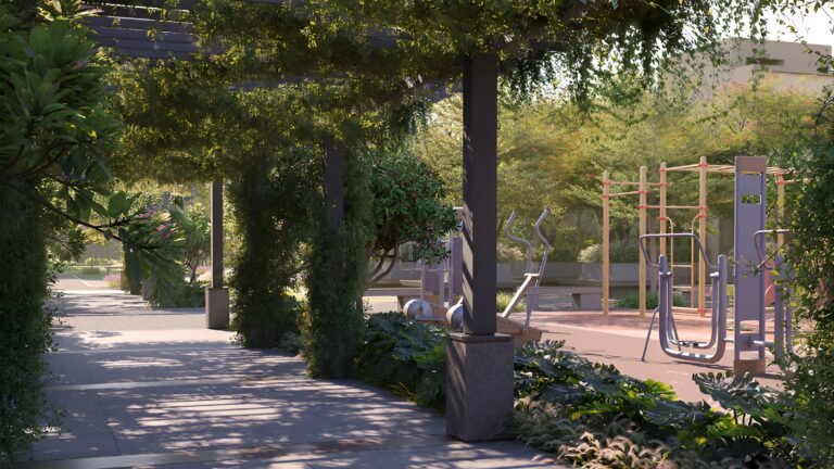 Riviera UNO Row Villa in Whitefield Bangalore outdoor gym