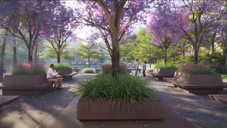 Riviera UNO Row Villa in Whitefield Bangalore sitting area in garden