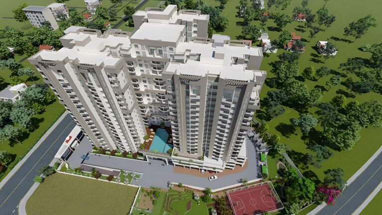 Sattva Aquavista Apartment in Bannerghatta Road Bangalore Aerial View
